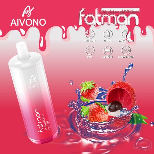 lichi de fresa Aivono FATMAN 6800 TRF423 | Aivono Vaper